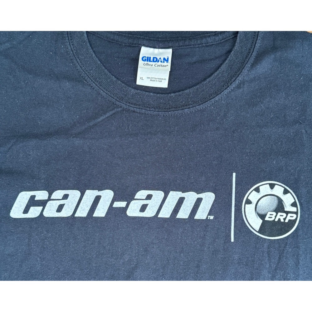 Can-Am Spyder BRP Graphic T-Shirt XL Navy Blue Gildan Ultra Cotton Mens Tee - Picture 3 of 8